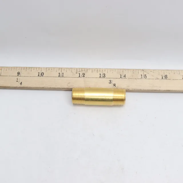Everbilt Nipple Fitting MIP Brass 3/4" x 3" LFA-881