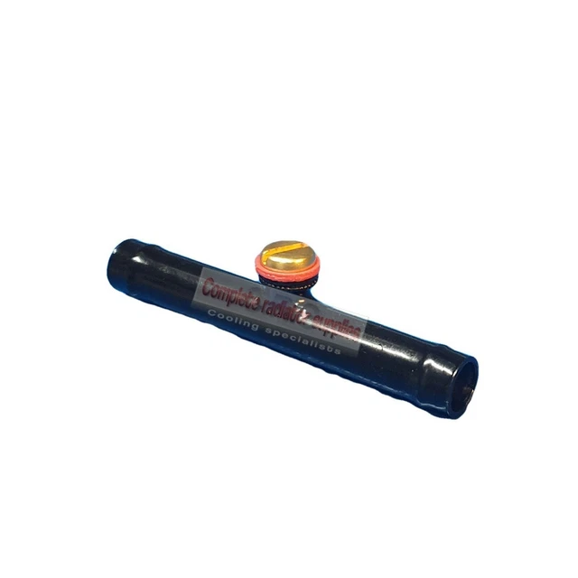 35mm OD Straight Radiator Hose Connector With Stainless Steel Bleed Screw