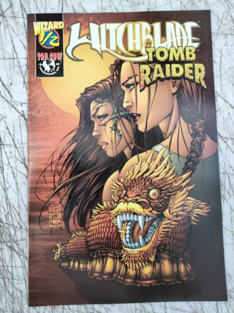 Top Cow Comics - Wizard ~ 1/2 Witchblade Tomb Raider Ltd Edition VF/NM