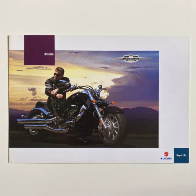 Suzuki depliant pubblicitario originale brochure della moto modello Intruder