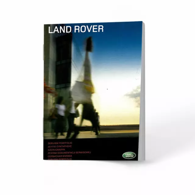 Nouveau carnet d'entretien Land Rover allemand