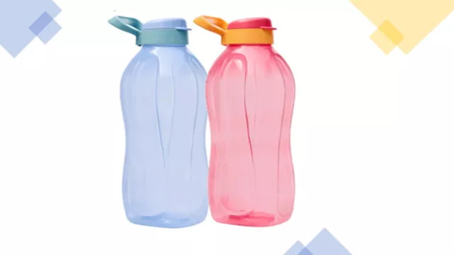 Tupperware Gen I ECO Drink Bottle Water Bottles 2L - Simple Cap Set of 2 New