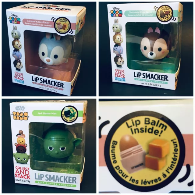 Disney Tsum Tsum Lip Smacker Balms 3 Flavors Available TT-2
