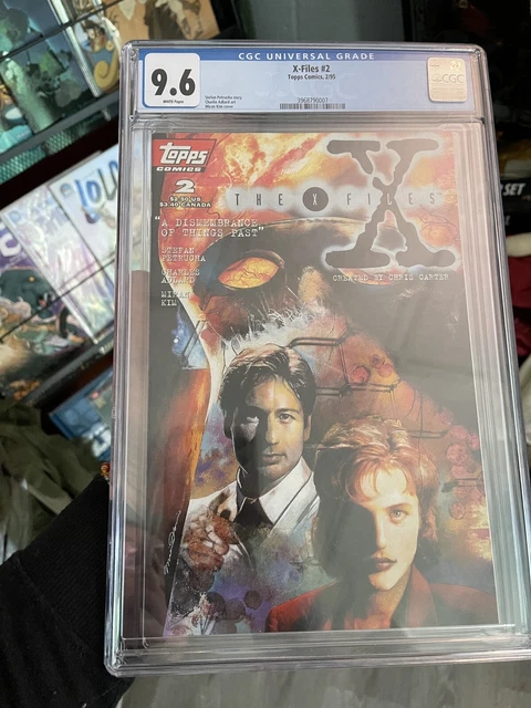 X-Files #1, #2 Topps Comics 1995 Both CGC 9.8, 9.6