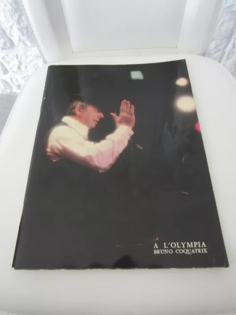 Ancien Programme  Yves Montand   Olympia 1981