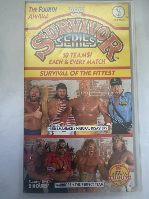 WWE WWF SURVIVOR Series The Fourth Annual VHS Video Tape Wrestling