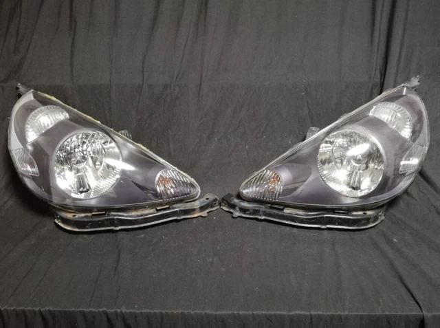 Honda Fit Jazz LHD GD1 GD2 GD3 GD Headlights Lights Lamps Set OEM USED