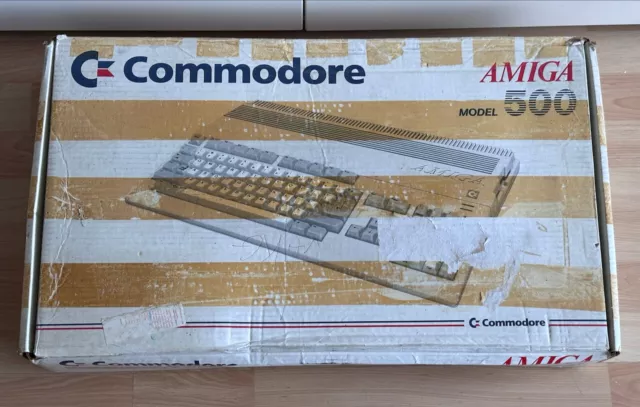 Commodore AMIGA 500 Original Verpackung  NUR Karton