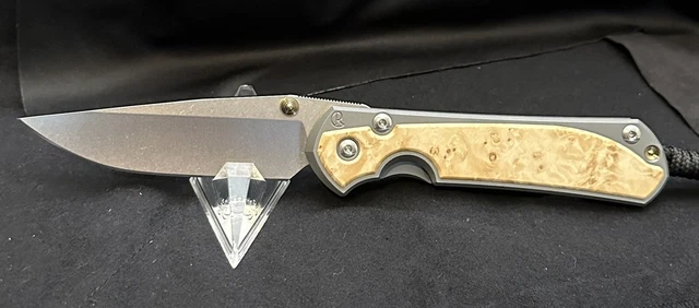 MAGNACUT Chris Reeve Knives Large Sebenza 31 | Box Elder Burl |  L31-1108