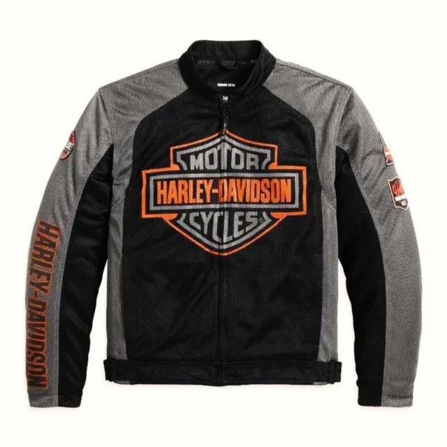 Harley-Davidson Men's Bar & Shield Logo mesh jacket