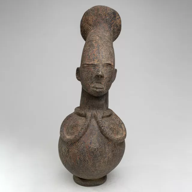 183Ec - Jarre Mangbetu, Congo Rdc, Art Tribal Premier Africain