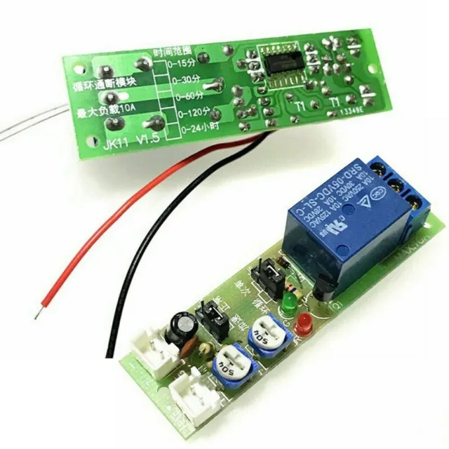 Modulo ciclo timer regolabile basato su MCU ON OFF per applicazioni DC12V