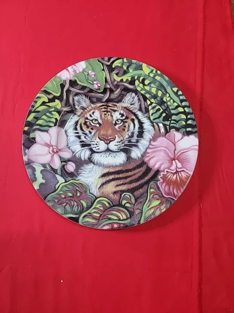 Fitz And Floyd Exotic Jungle Tiger Salad Plate
