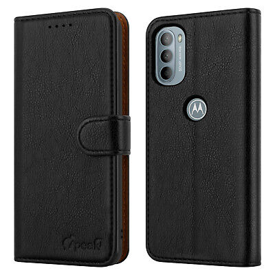For Motorola Moto G31 Case Flip Leather Folio Wallet Cover for Moto G31 Phone