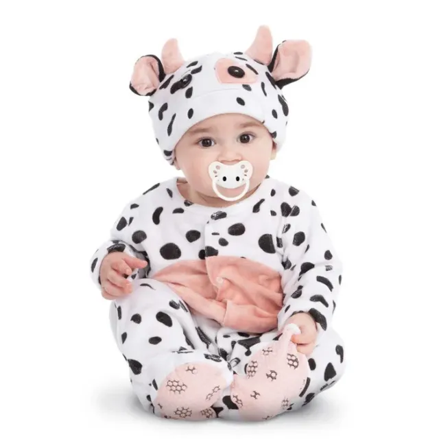 My Other Me Costume Peluche Mucca Vestito Carnevale  Bambino Travestimento