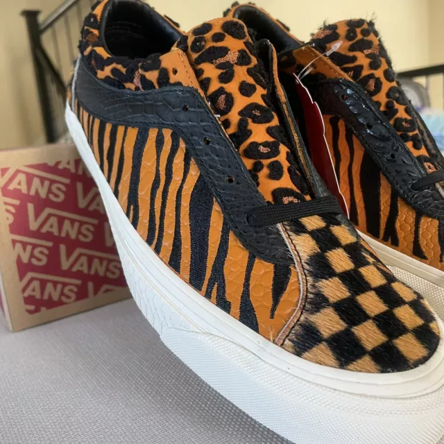 VANS NEW BOLD Ni SP Mixed Media Marmalade/Antique Tiger King Croc