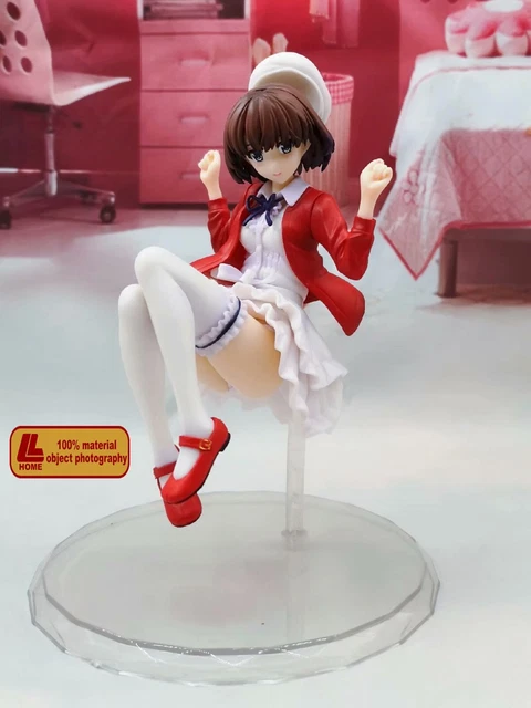 Anime Saekano Fine Megumi Kato Sitting cute PVC Action figure Statue Toy Gift