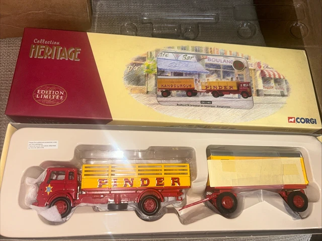 Corgi Heritage Pinder Bedford TK Brasseur et Remorque