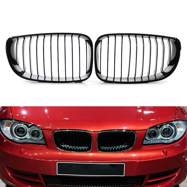 Griglia Paraurti Anteriore A Rene Per BMW Serie 5 G30 (2020-2022) – Stile Diamante Stella, Nero/Argento, 1 Coppia (51137390863/51137390864)