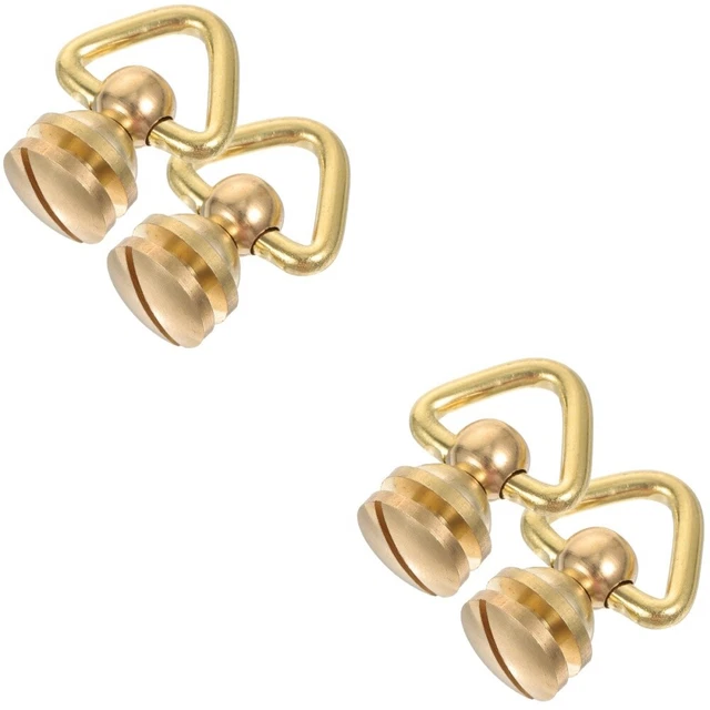 4 Pcs Screw Nail Rivet Purse Hardware Bag Making Buckle Handbag