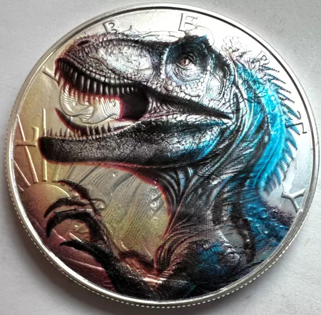 T-Rex Dinosaur American Silver Eagle 1oz .999 Limited Edition Silver Dollar Coin