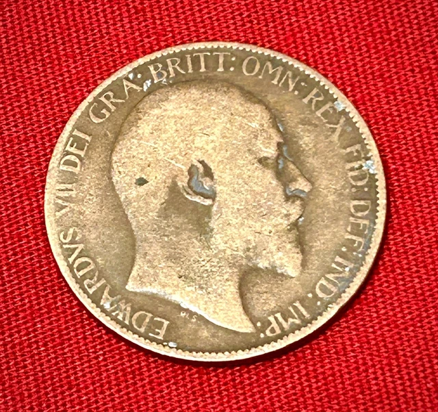 1908 Great Britain Half Penny Edward VII