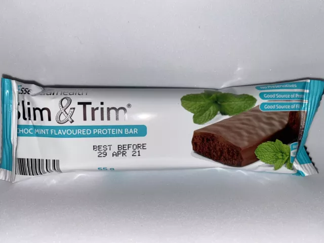 Protein Bars Slim &Trim Meal Replacement Packs Your Choice of 3 Flavours -6 Pack 2