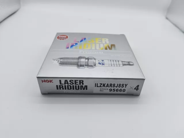 For 4 PCS ILZKAR8J8SY 95660 Iridium Spark Plug For 2017-2020 Honda CR-V/Civic