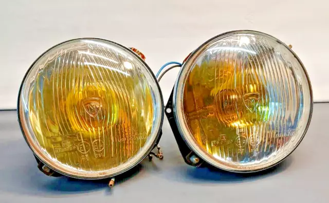 Pair Of Sev Marchal Main Beam Headlamps 61265403