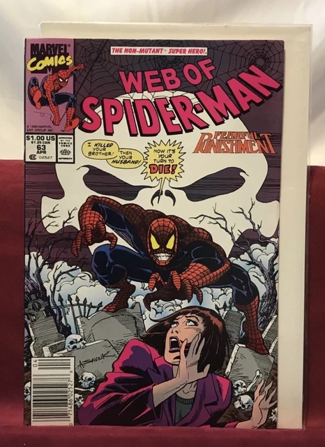 WEB OF SPIDER-MAN Comic Book Vol. 1, No. 63 (Marvel April 1990)