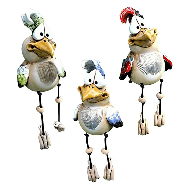 Garden Resin Chicken Farm Art-Backyard Decoration Courtyard Chicken Decoration 3