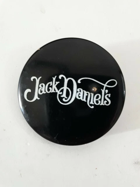 Jack Daniels Light Up Pin black and white vintage battery operated bl