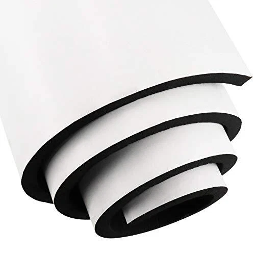 Neoprene Sponge Foam Rubber Roll Adhesive,Easy Cut DIY Foam Sheet, Perfect Co...