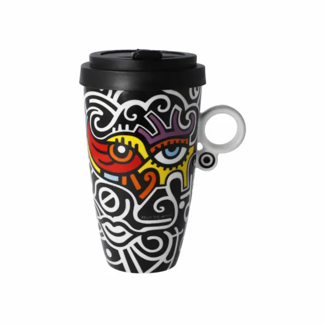 Goebel Mug To Go Billy the Artist - Bright Eyes, Kaffeebecher, Pop Art, 500 ml