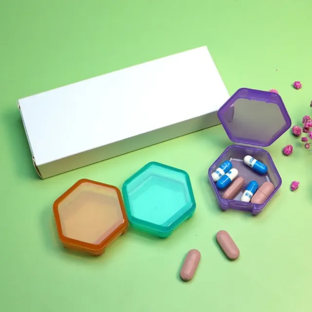 Conservazione portatile sbox pillola organizer supporto medico pillole valigia borsa
