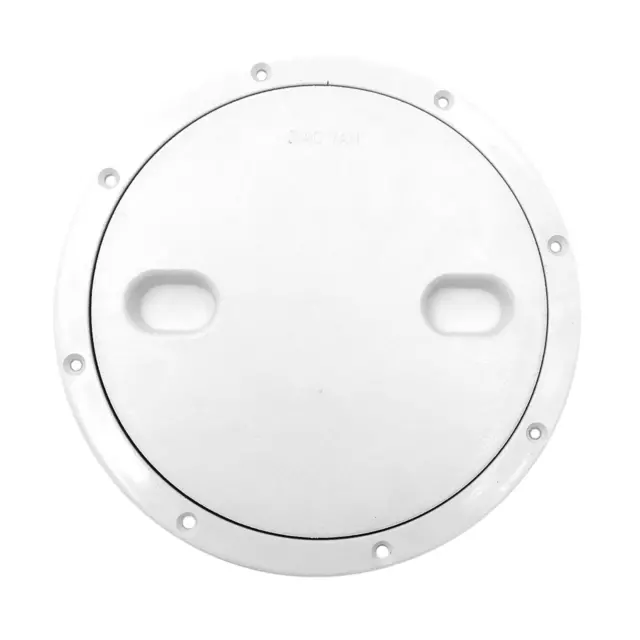 Marine Boat RV White 10.49" Access Luke Cover Screw Out Deck Plate