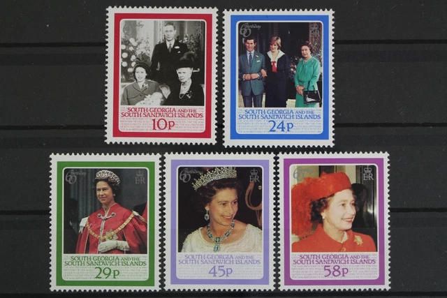 Südgeorgien, MiNr. 142-146, postfrisch / MNH - 634387
