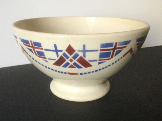 Bol Ancien Lunéville En Céramique, Décor émaillé Et Or - Occasion, Belle Pièce De Collection