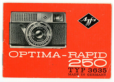 Manuale di istruzioni fotocamera AGFA SILETTE user manual istruzioni in English y2521 