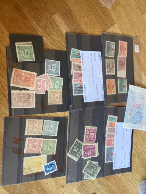 Albania excellent stamp lot incl multiple mnh red cross 1946 sets, high cat ++