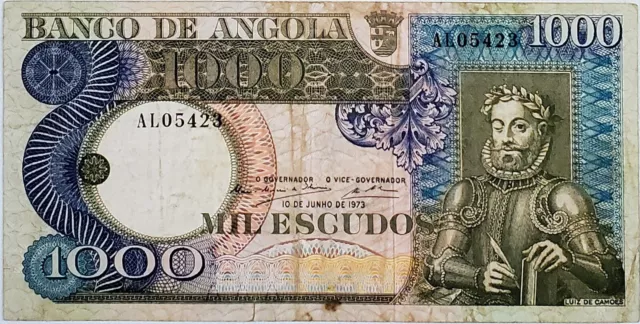 Angola 1000 Scudi 1973 Pick #108