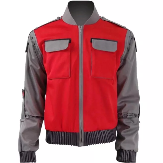 Cosplay Marty Mcfly Back To The Future Jacket Giacchetto Ritorno Al Futuro