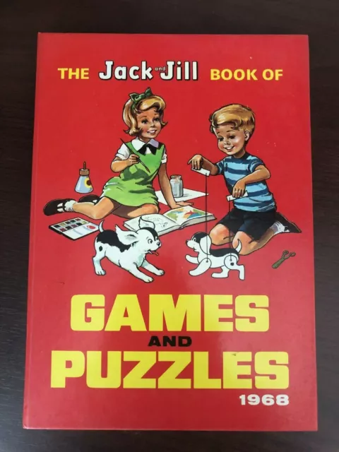 The Jack And Jill Book Of Games And Puzzles 1968 - H/B - Uk Post £3.25