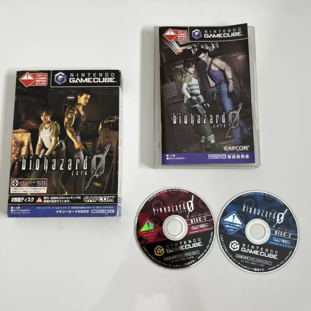 Biohazard 0 Zero Resident Evil - Nintendo GameCube NTSC-J JAPAN Game  Complete