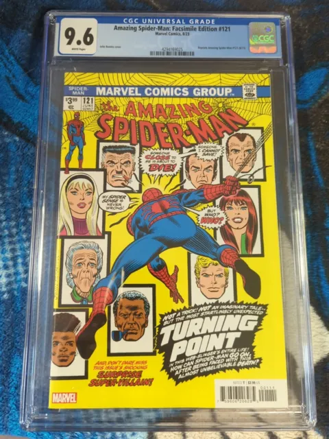 The Amazing Spider-Man #121 (2023 Marvel Comics) CGC 9.6 Facsimile Edition