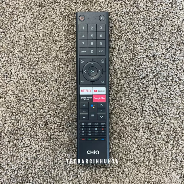 GENUINE CHiQ TV Remote Control for models L24D6C, L32D6C, L32G7P, L40G7P