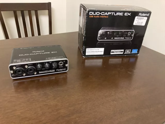 Roland UA-22 DUO-CAPTURE EX Audio MIDI Interface 24 Bit Digital