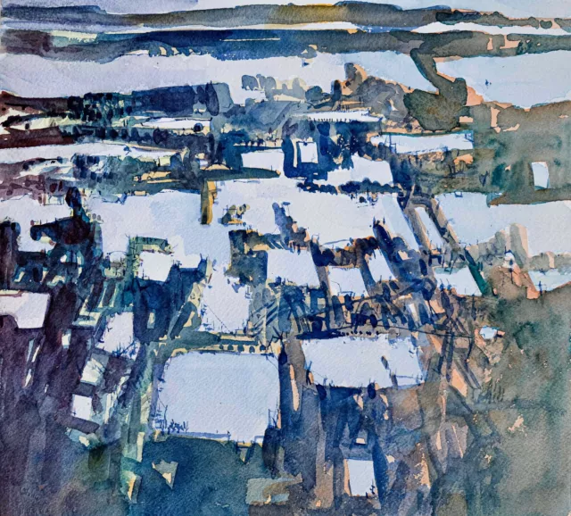 Jean-Pierre Divertido - Pintura Original - Acuarela - El Puerto 10