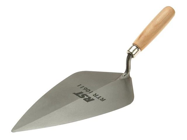 RST - Truelle modèle London avec manche en bois, 10 po