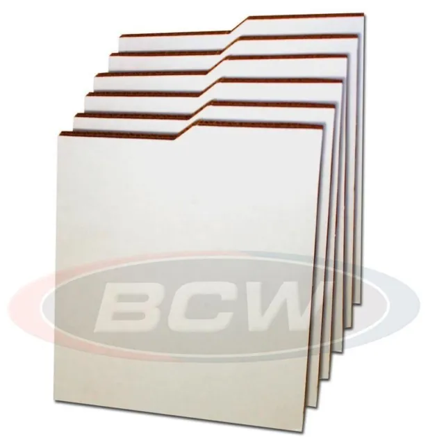 36 BCW Comic Book Dividers Corrugated w Index Tab Fit Boxes Size 7 1/4 X 10 5/8